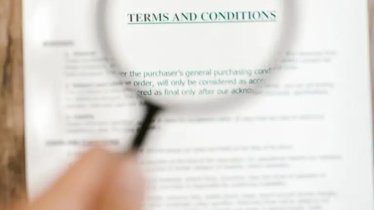 Magnifying glass highlighting a printed document